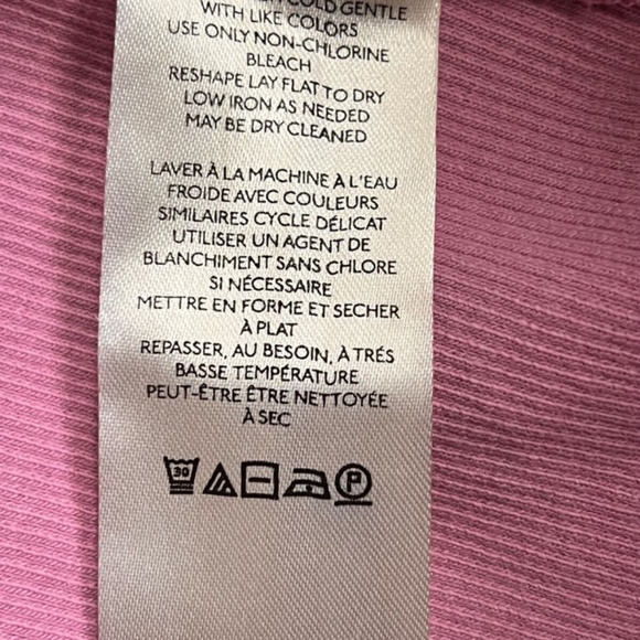 Maeve by Anthropologie Mock Neck Top - PINK - NWT - SMALL - Picture 6 of 10